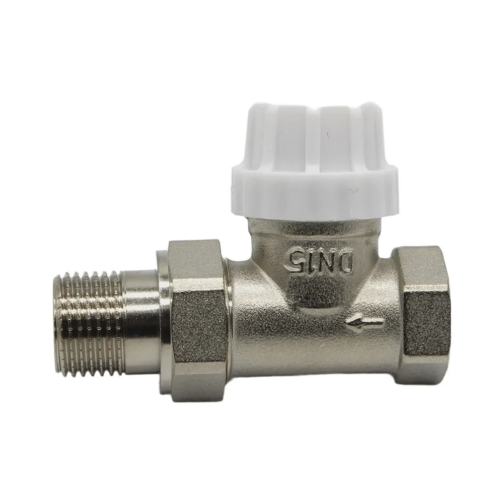 Radiator Thermostatic Control Valve Automatic Straight Type for Residential and Commercial Heating Applications