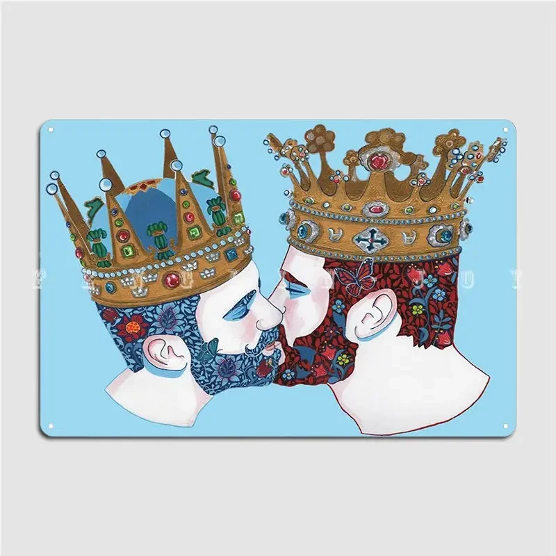Zwei K%C3%B6nigreiche-Póster de placa de Metal, decoración de pared, cine, sala de estar, cartel clásico de estaño