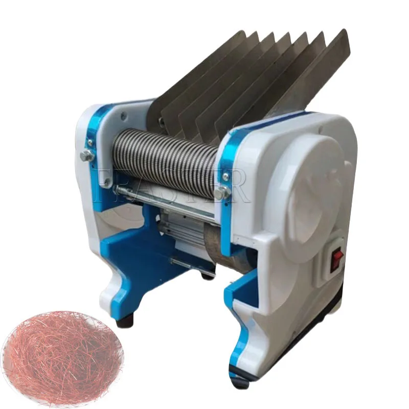 Fully Automatic Dried Chili Slicer 1mm Shredded Tobacco And Lotus Leaves Bean Skin Shredded Maker