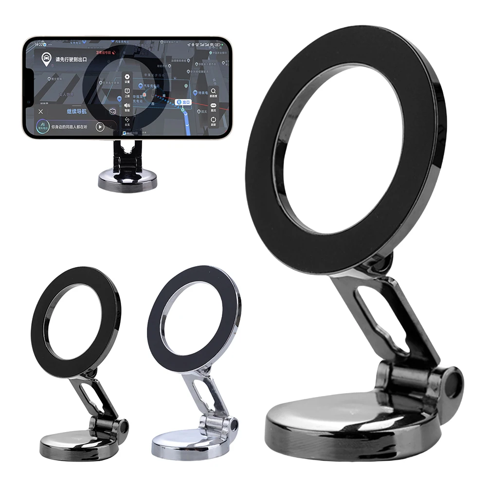 

Magnetic Cell Phone Bracket 360 Degree Rotation Car Dashboard Phone Mount Strong Magnet Phone Holder for iPhone Xiaomi Huawei
