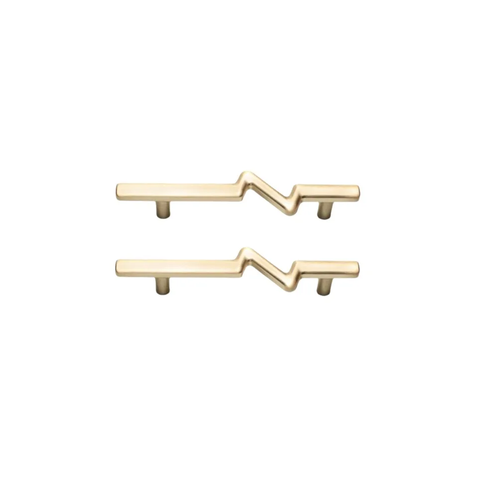 

2pcs Modern Zinc Alloy Door Handles Simple Drawer and Cabinet Retro Cabinet Handles Vintage Furniture Hardware Drawer Knobs