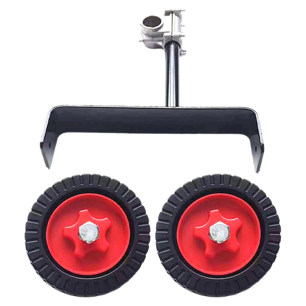 

Lawn Mower Support Stand Wheel Hoe Garden Machine Side Mount Generator Wheels Iron Barbecue Rack Casters Outdoor