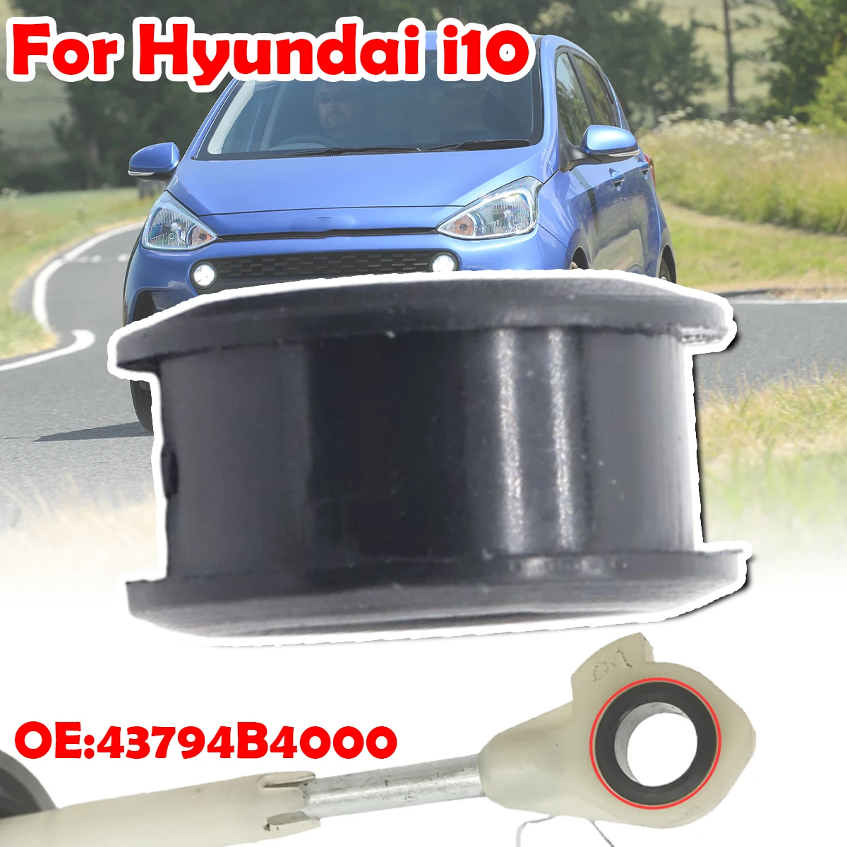 

For Hyundai i10 I II III Gear Shifter Cable Linkage Bushing Sleeve Both Ends Grommet Fix Durability Car Accessories 43794B4000