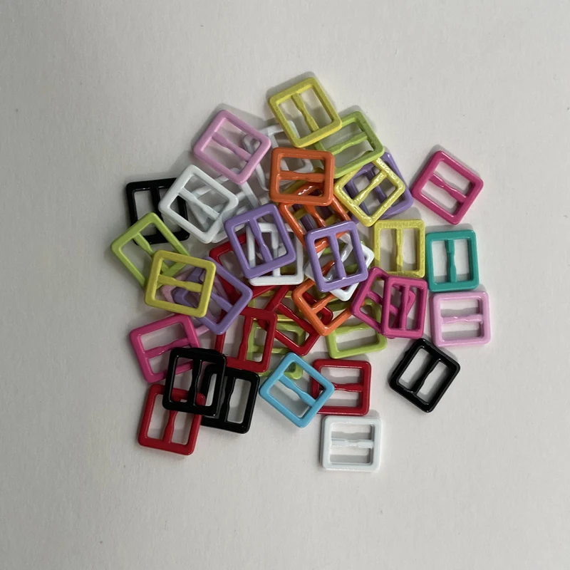 15/Pcs Ultra-small Alloy Colorful Buckle For Ob11Dolls Clothes Bag Buckles Mini Doll Buttons Hand-made Material Accessories