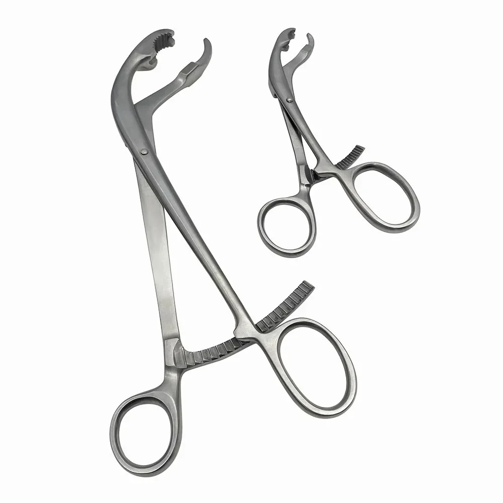 

Stainless Steel Bone Holding Forceps Self-Centering Pliers Surgical Bone Forceps Large/ Small Orthopedic Instruments