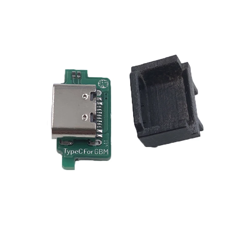 مجموعة واحدة من 5 قطع لاستبدال منفذ شحن Nintendo GBM إلى مقبس شحن USB-C Mod USB من النوع C