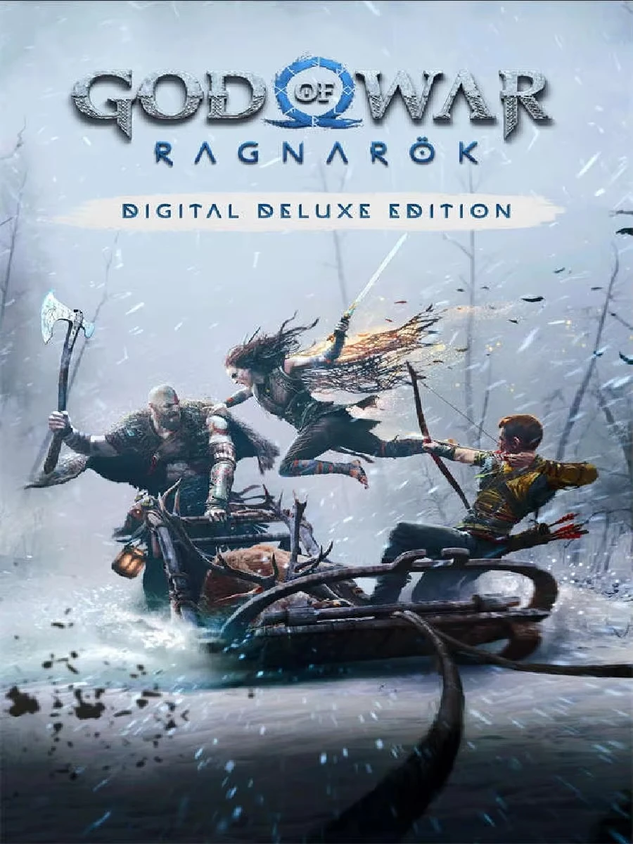 God of War Ragnarok 2022 Poster - Kratos Themed Wall Art for Gaming Room 
