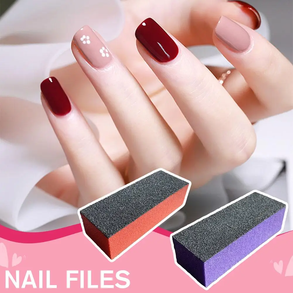 Nail Buffer Sanding Block Polisher Buffing File 60/100 Grit For Acrylic Nail Art Kit Manicure Tools Nail Design Accessories N8x4