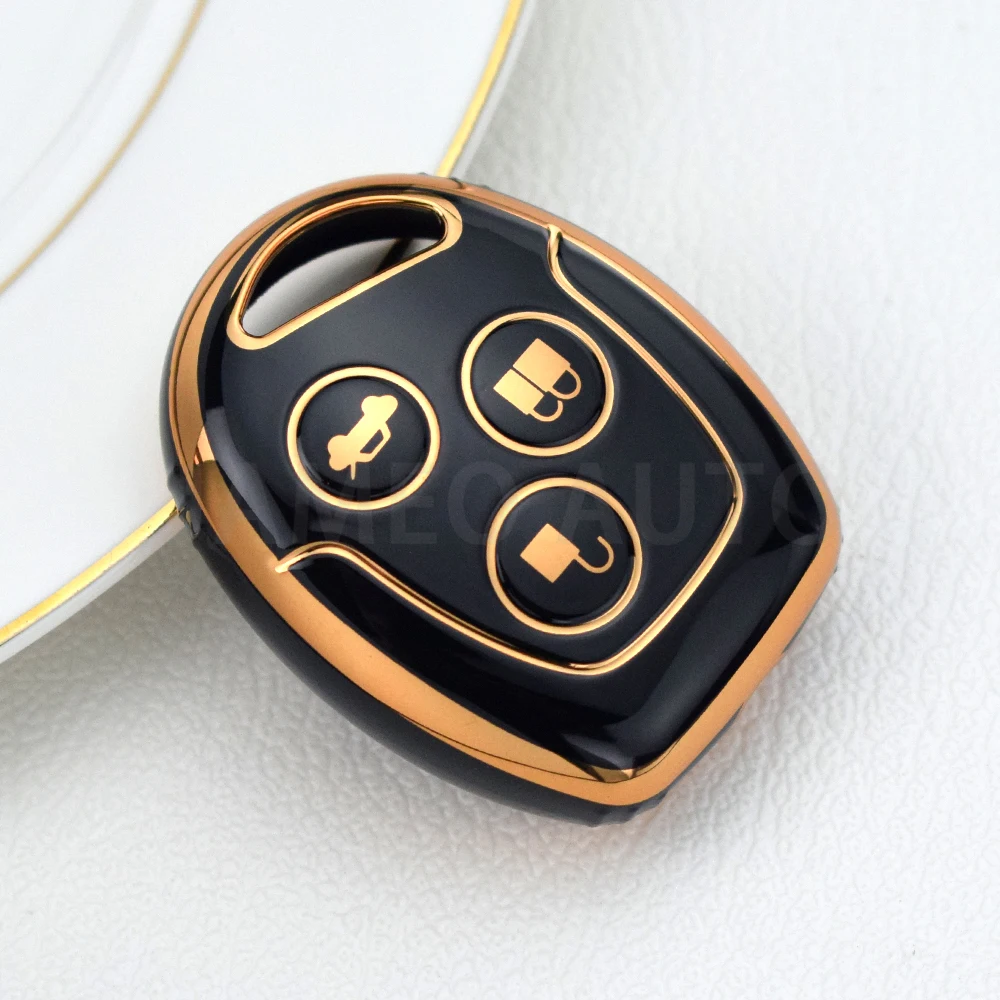 TPU Key Cover for Ford MONDEO FIESTA FOCUS C-MAX S-MAX TRANSIT KA GALAXY 3 Buttons Remote Holder Case Fob