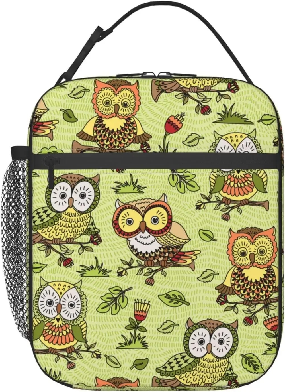 

Lunch Box for Adults Women Men Cute Owl Lunch Bag Cooler Tote Reusable Insulated Lunch Bag Container Gifts for Picnic School