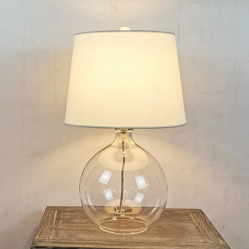 

Nordic Modern Transparent Glass Floor Lamp Flowers Decorate Bedsides LED Night Table Light Garden Creative Simple Study Homestay