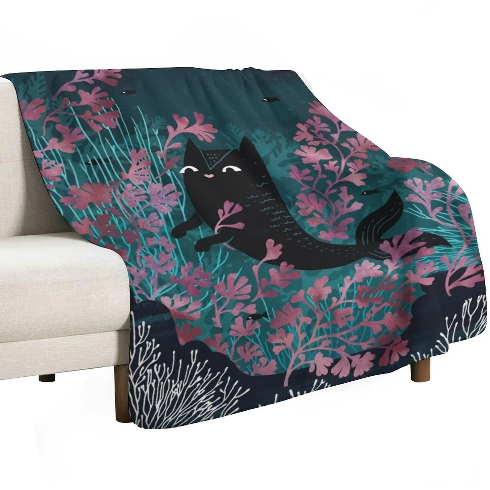 Undersea Throw Blanket Baby Nap Bed linens Stuffeds Quilt Summer Blankets