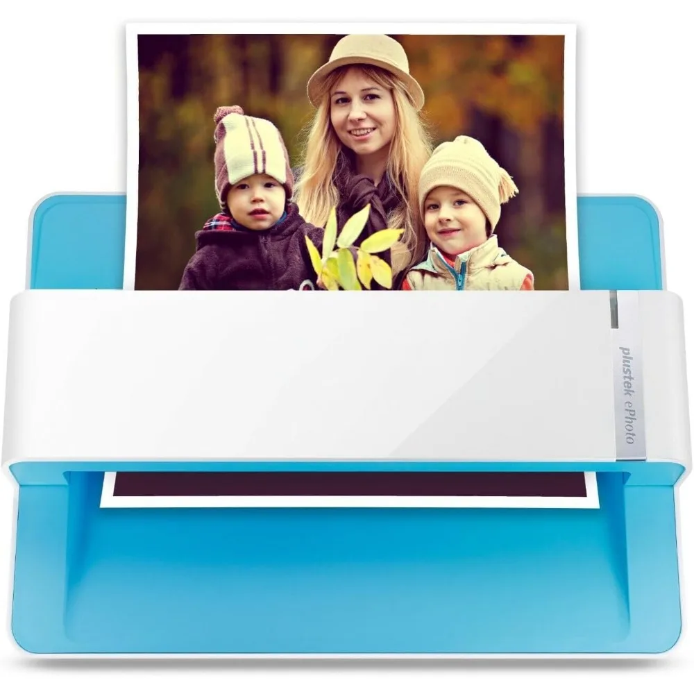 

Photo Scanner ePhoto Z300, Scans 4x6 inch Photos in 2 Seconds, Auto crop and deskew with CCD Sensor, Supports Mac and PC