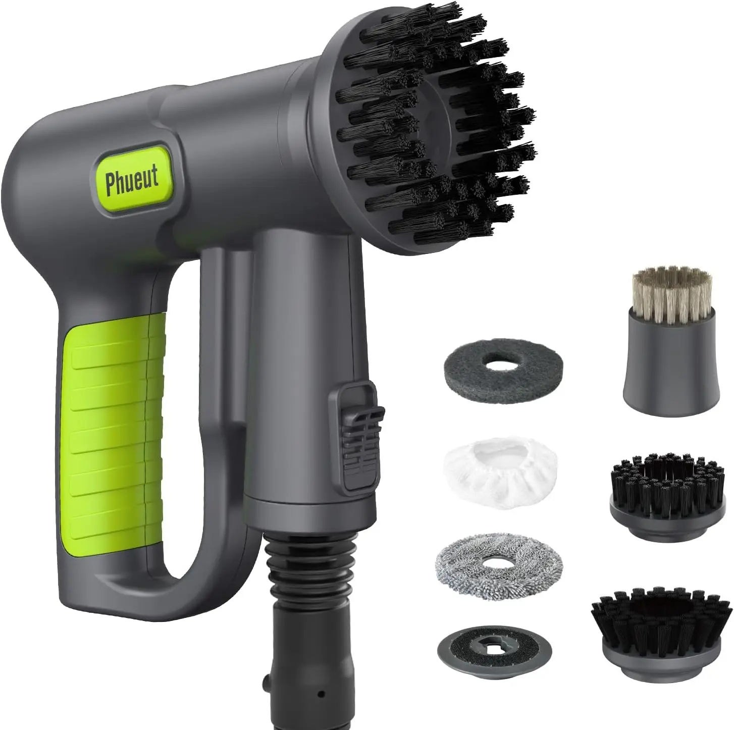 

10-in-1 Electric Spin Scrubber, Grill Brush with 2X Higher Cleaning Efficiency, Electric Spin