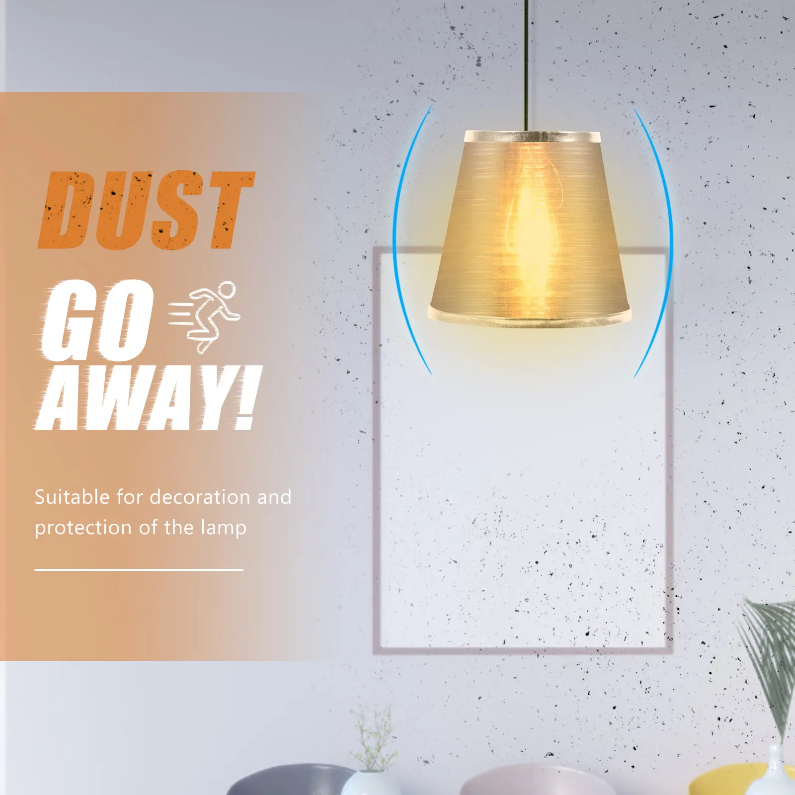 Pantalla de tela pequeña estilo retro con casquillo E14 para lámpara de pared, candelabro, pantallas de lámpara tipo tambor, cubierta de luz interior, lámpara de repuesto
