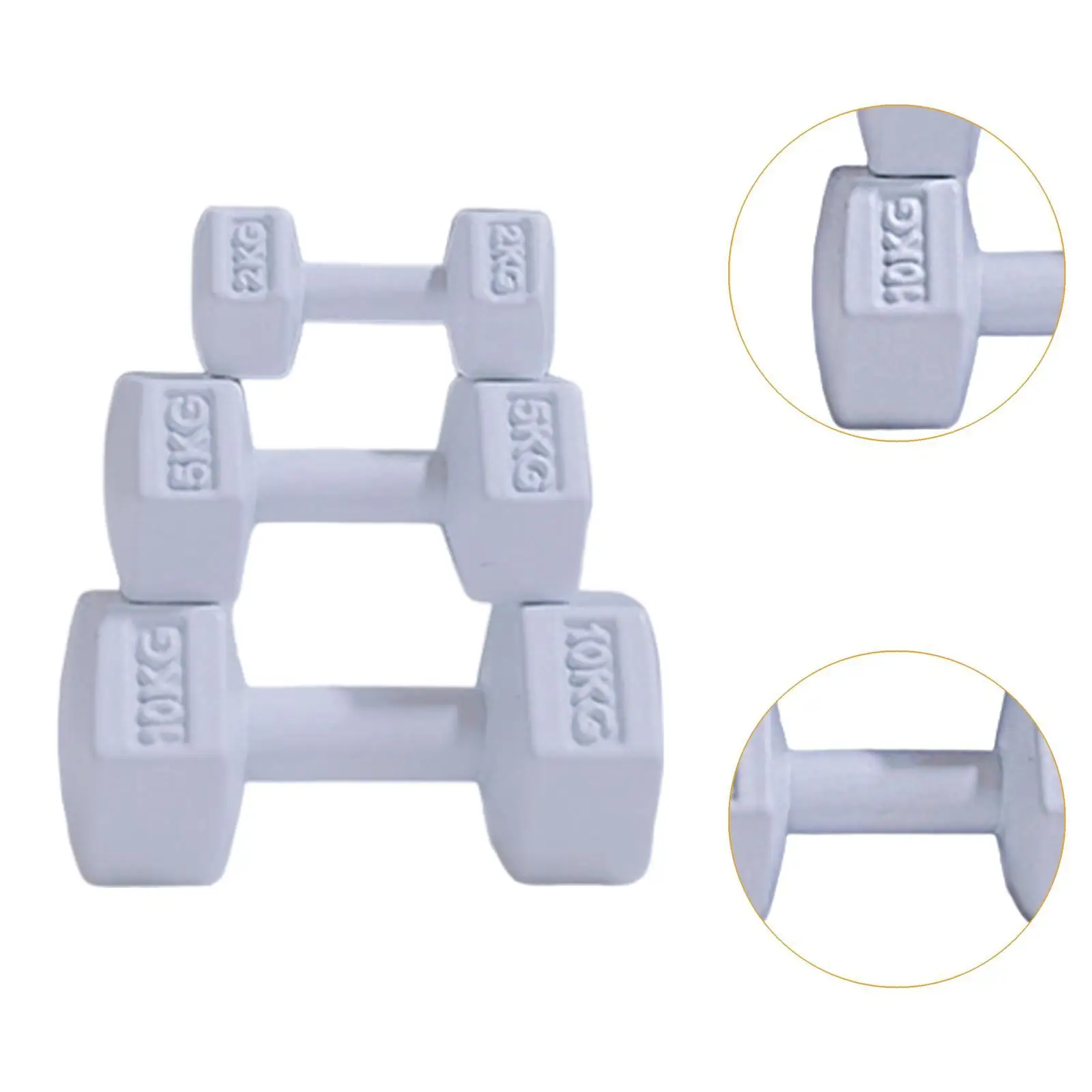 3 ชิ้นมินิกีฬา Playset กีฬาฉากตกแต่งตุ๊กตาของเล่น Mini Dumbbells สําหรับเด็กอายุ 3 4 5 6 7 8 ชายหญิงเด็ก