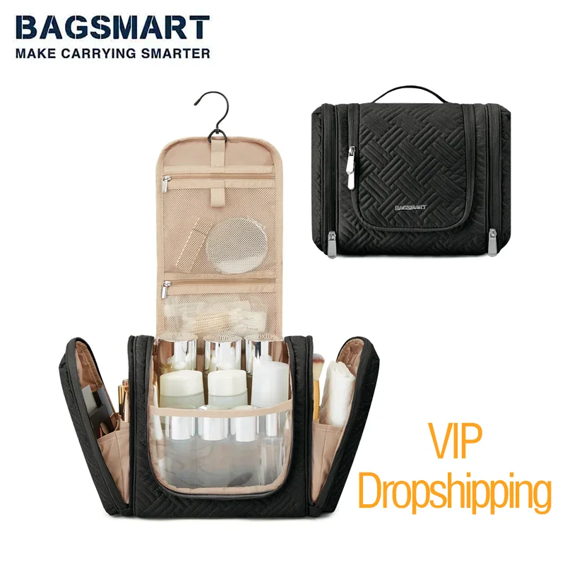 

Dropshipping BAGSMART Hanging Makeup Bag Cosmetic Bag