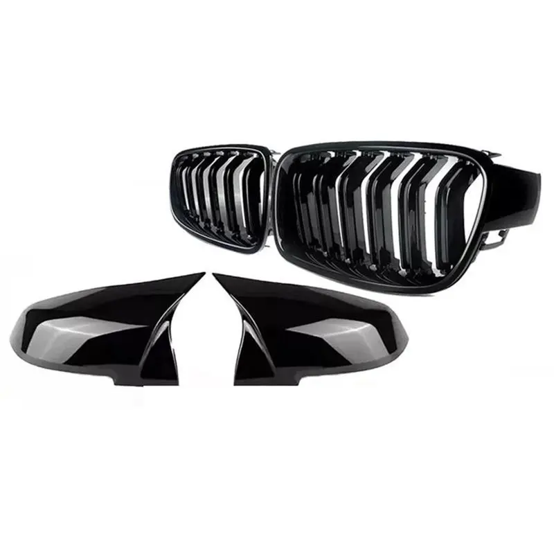 

Подходит для BMW 3-Series F20 F30 320I 328I 2012-2018, решетка для почек и комплект зеркал