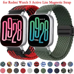 Magnetic Nylon Strap for Redmi Watch 5 Active Lite Band Braided Sports Bracelet Wristband Xiaomi Redmi 5 Lite Correa Accessories