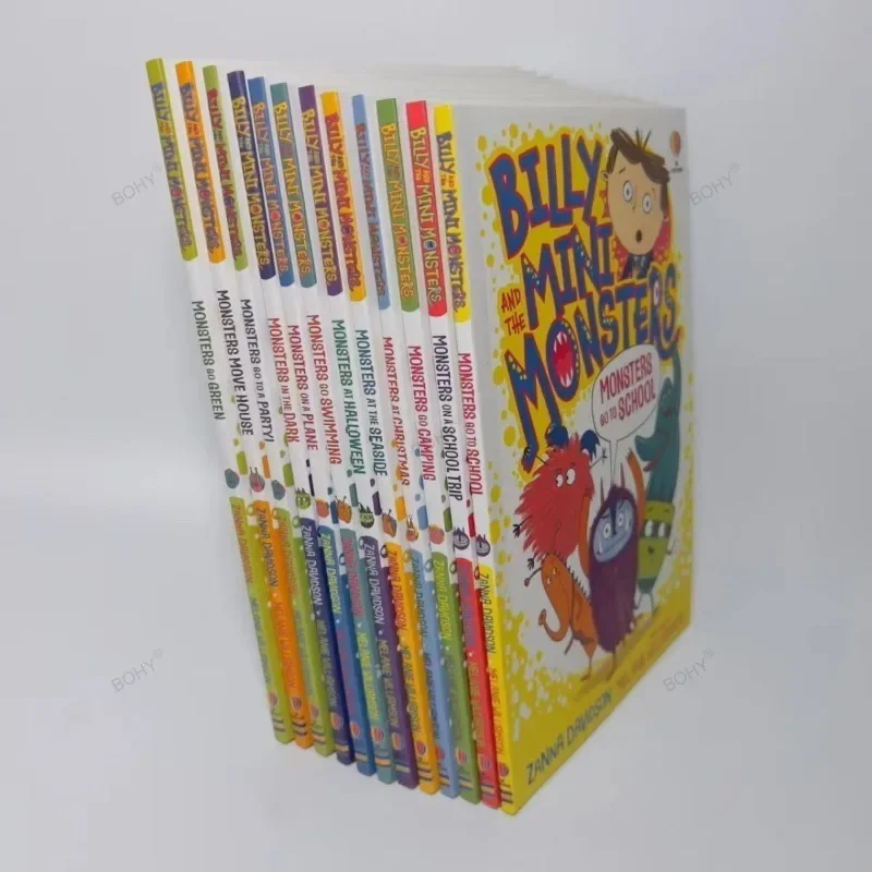 14 Books Billy and The Mini Monsters Collection Set By Zanna Davidson Adventure Humour for Children & Young Adults