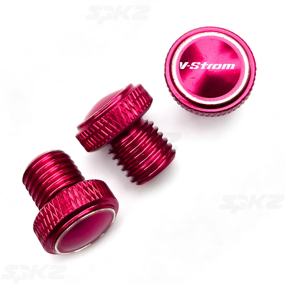 For SUZUKI VSTROM DL250 DL650 V-Strom DL1000 DL 650/XT Accessories M10*1.25 Motorcycle Mirror Hole Plugs Screws Bolts Cover Caps