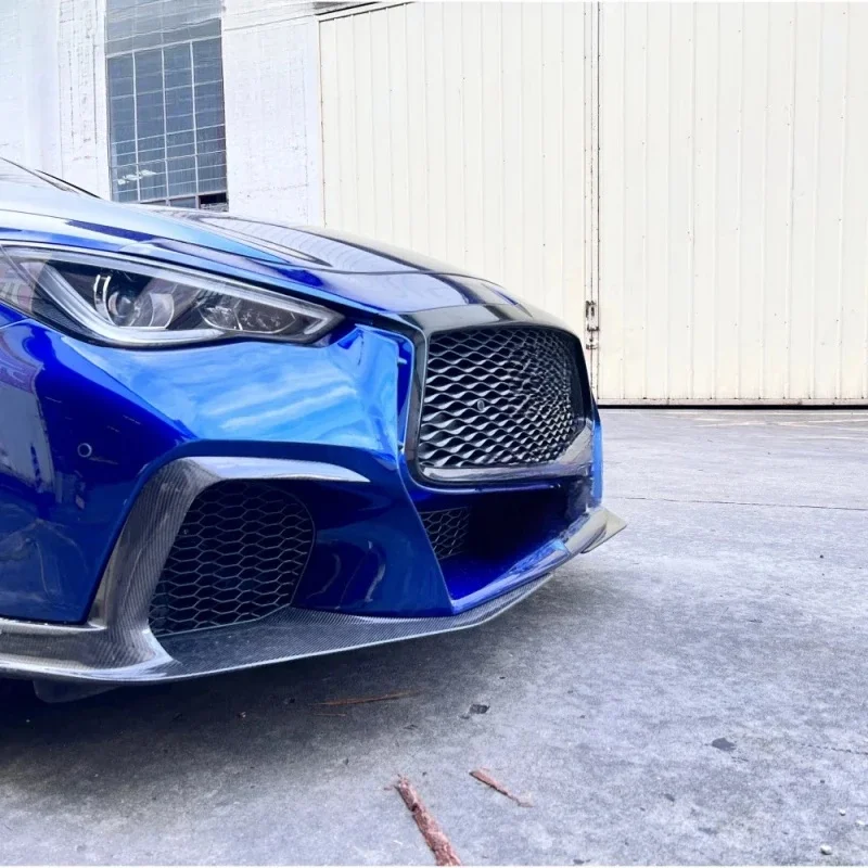 Premium Hot Selling Carbon Fiber Front Bumper Fit Q60
