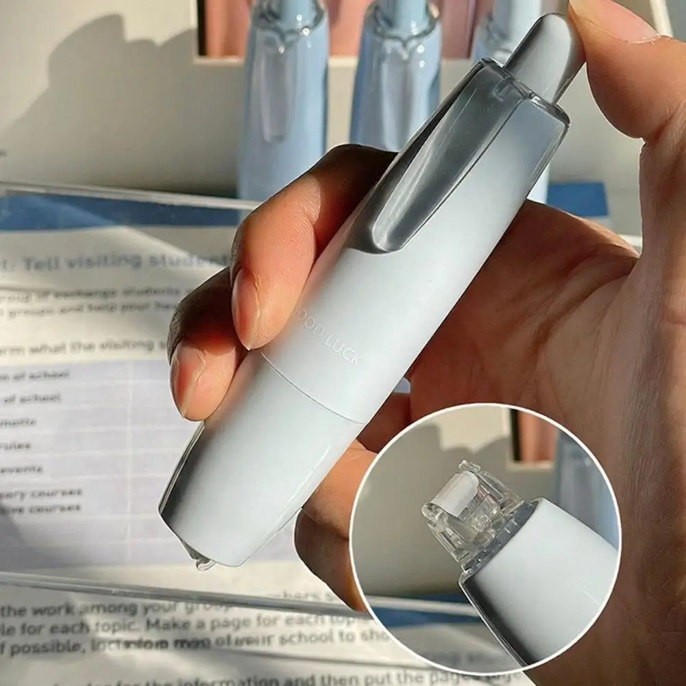 4Pcs 9cm 양면 테이프 펜 쉬운 응용 접착 펜 인스턴트 본딩 접착제 스틱 롤러 휴대용 스크랩북 용품