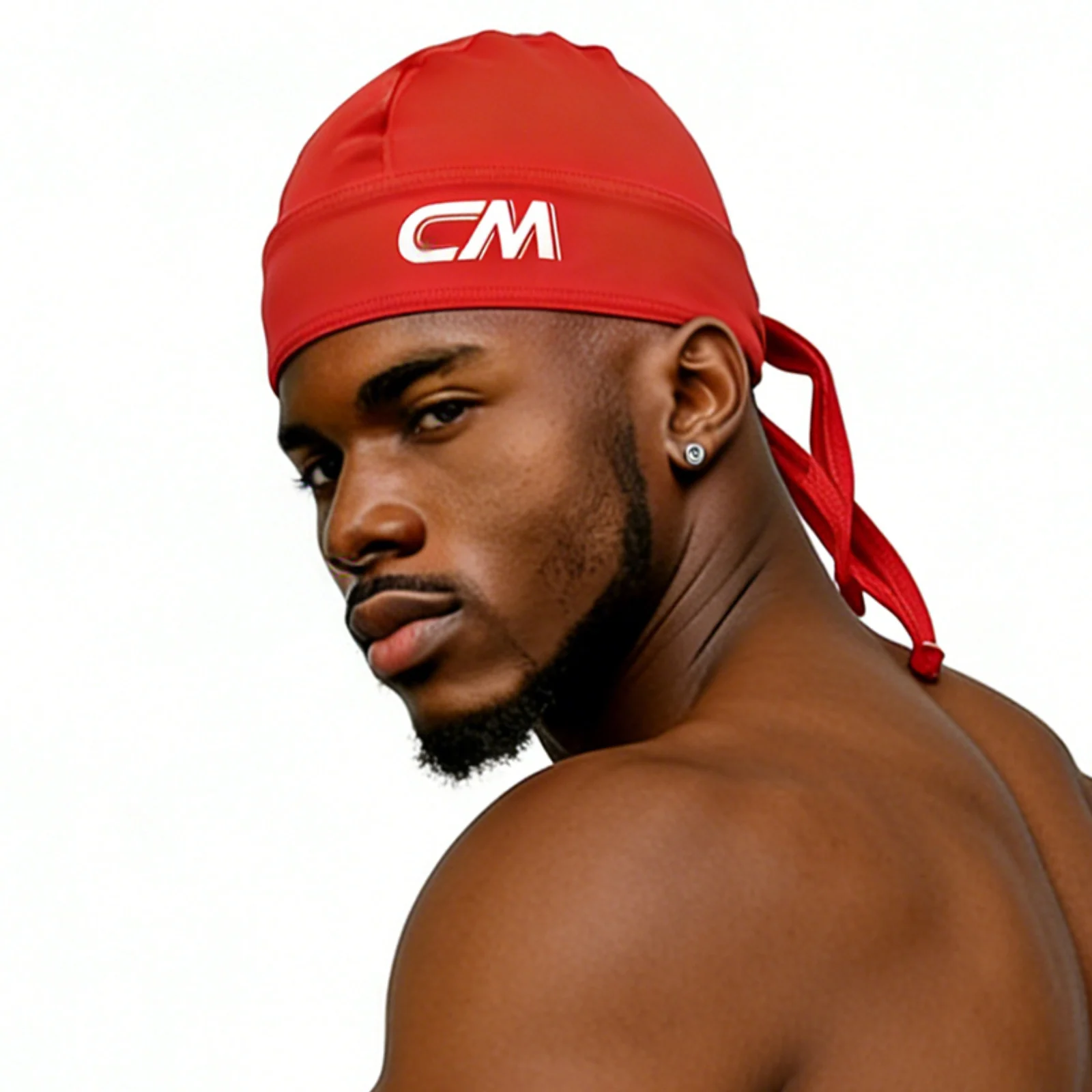 Unisex Durag Piratenhut Bandana Turban Kappe für Männer und Frauen mit Langem Schwanz Hip-Hop Du-Rag Sport Kopftuch mit Schnürung – Detail 9