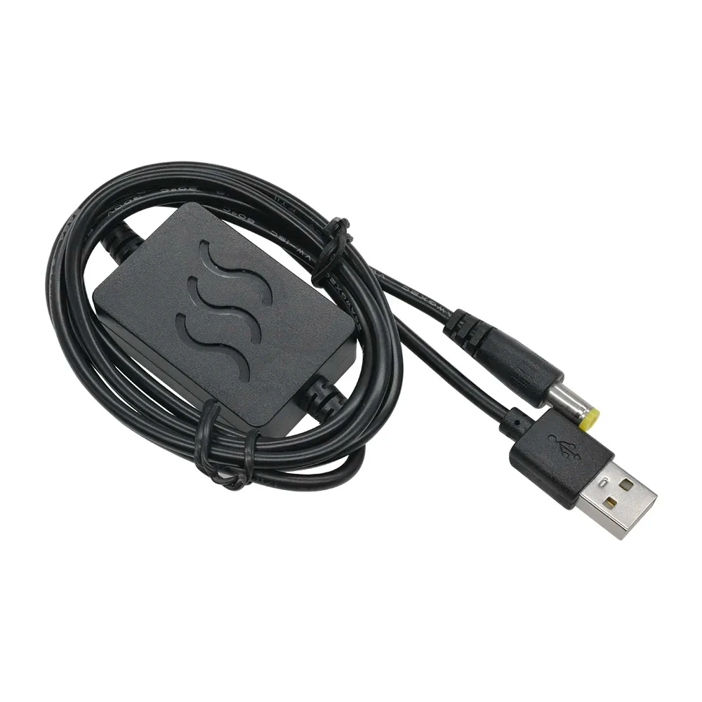 USB Charge Power Boost Cable DC 5V to 9V/12V 1A 2.1x5.5mm Step UP Converter Adapter USB Cable with Boost Component