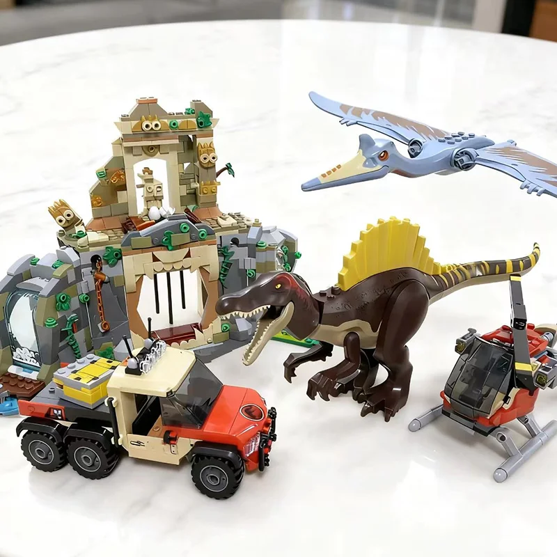 

Compatible Brands Brick Sets Dinosaur World Series Building Block Spinosaurus Quetzalcoatlus Toys Christmas Children ﻿