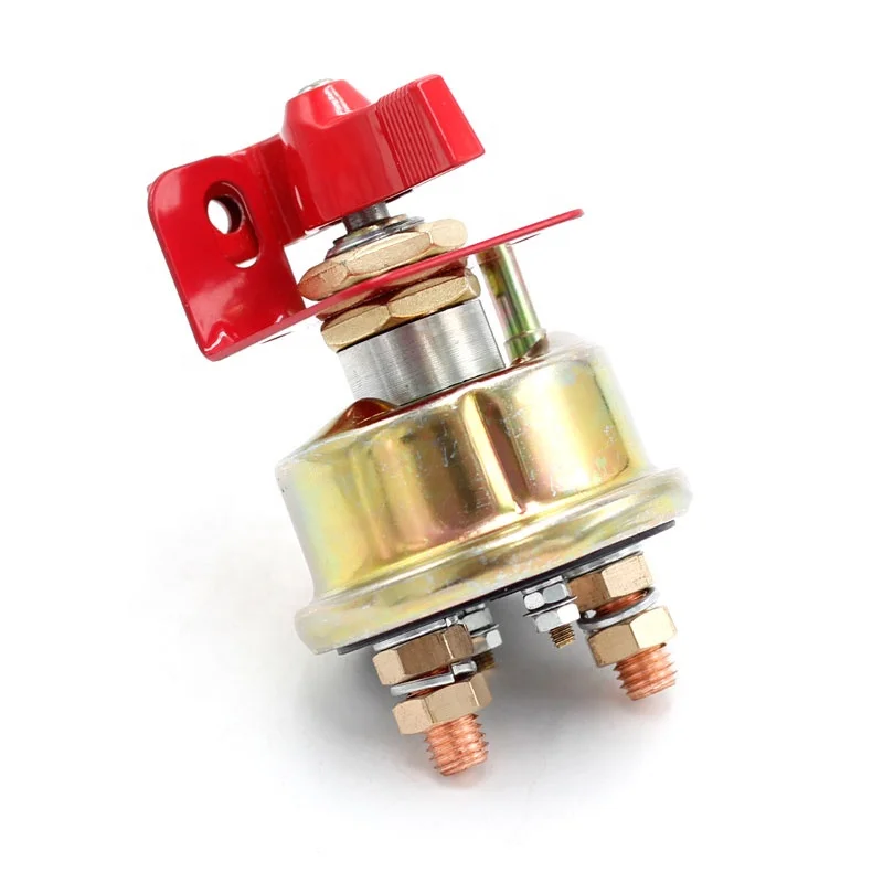 สวิตช์ตัดแบตเตอรี่ 12V แบบเปิด/ปิด สำหรับรถยนต์ รถบรรทุก อเนกประสงค์ ทนทาน