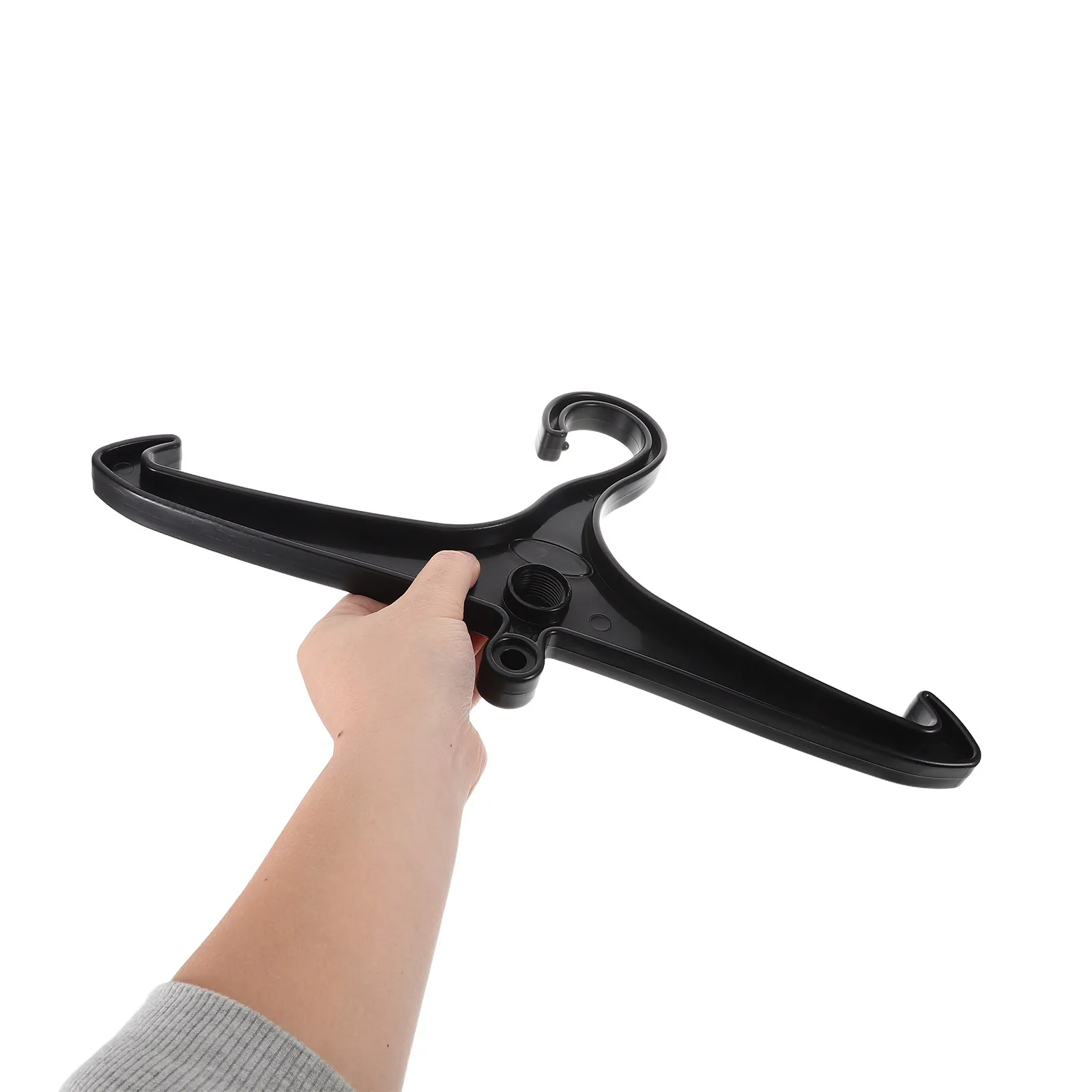 

Прочная вешалка для гидрокостюмов черная, вентилируемая, для серфинга, дайвинга, путешествий, сушки и хранения, 15.72x8.45x0.79 дюйма, усиленная вешалка