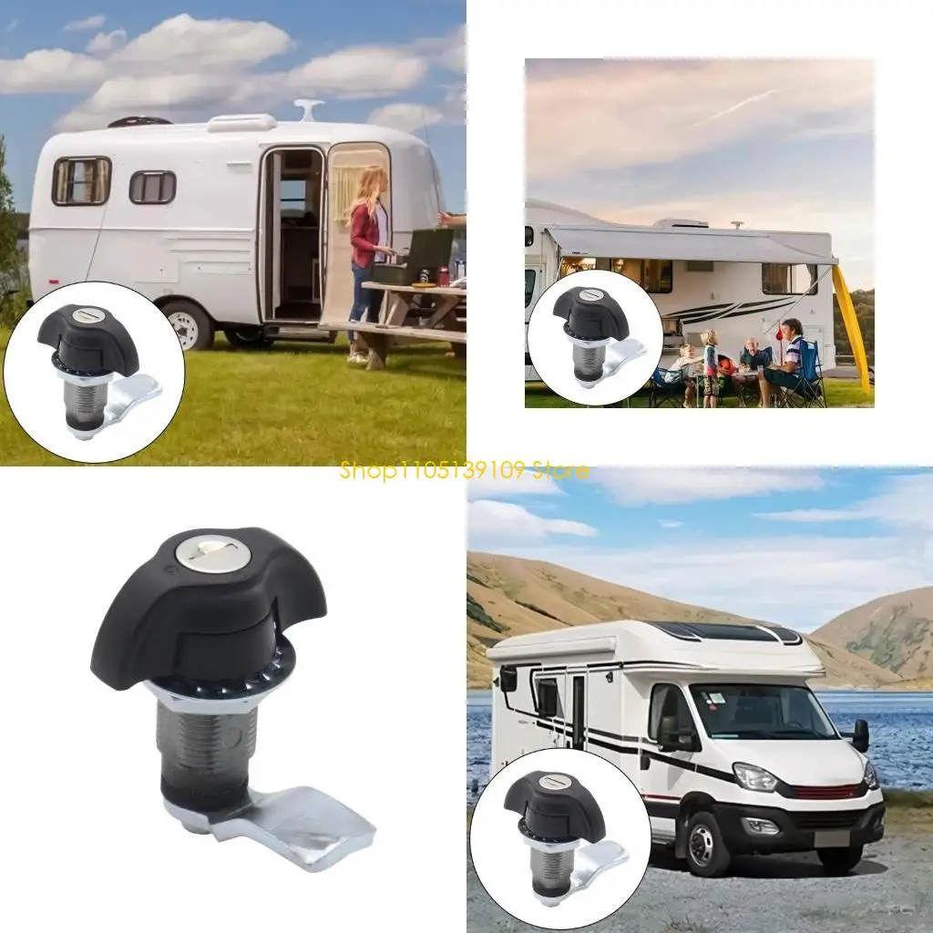 

P5ED Cabinet Cams Lock Set, Keyed Alike Cylinder Cams Locks Secure Mailbox File Drawer Car Compartment Lock Metal