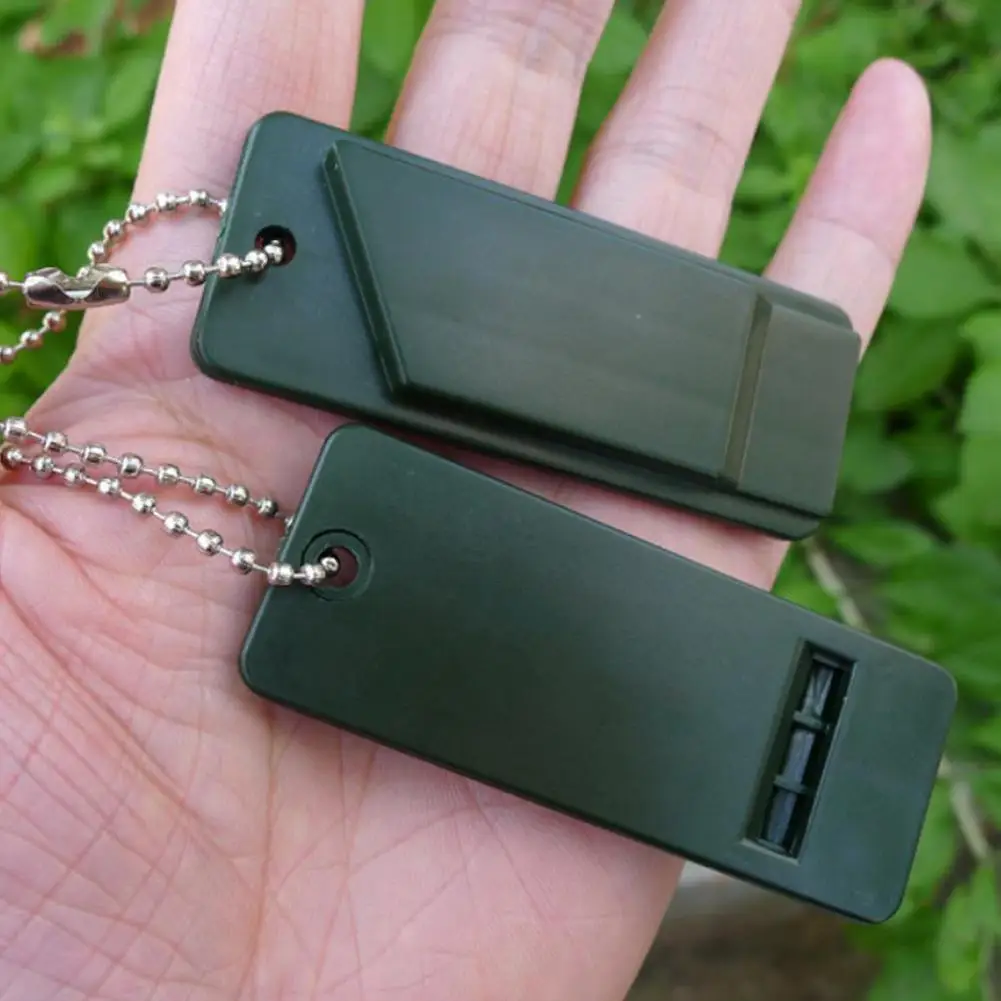 10Pcs Multifunctional Survival Whistle Long Distance Signal Waterproof Durable Multi Tone Frequency Conversion Lightweight