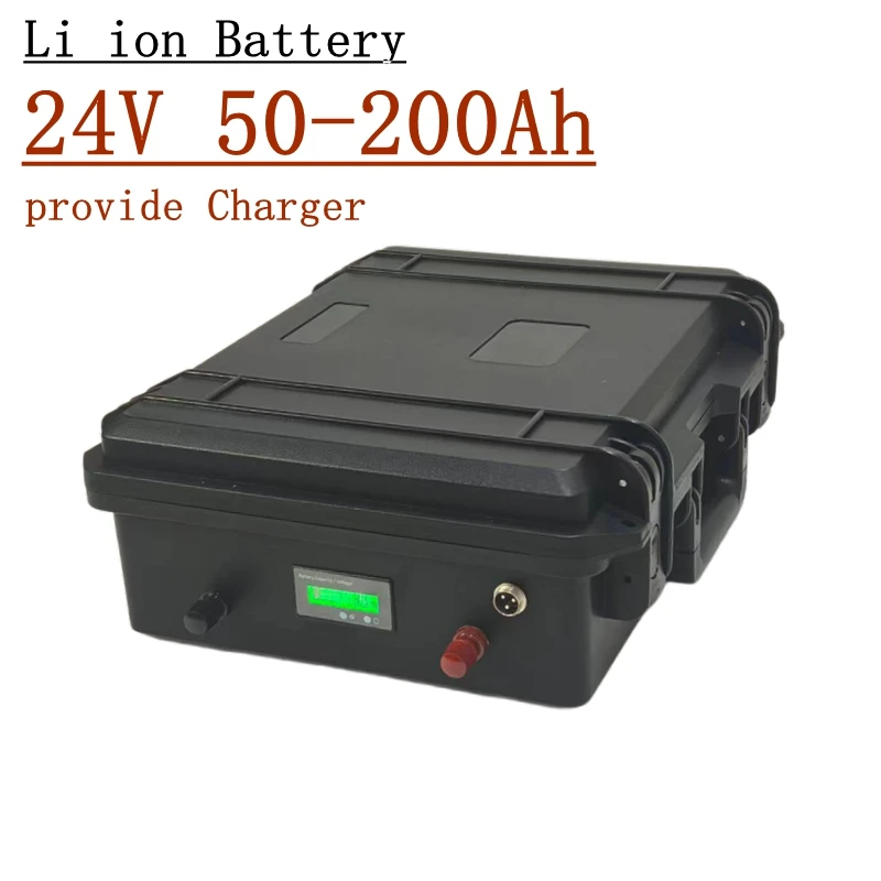 

Кемпинг 24 В Водонепроницаемый IP67 24 В 50 Ач 60 Ач 80 Ач 100 Ач 120 Ач 150 Ач 200 Ач Литий-ионный аккумулятор 24 В для троллингового двигателя + зарядное устройство 10 А