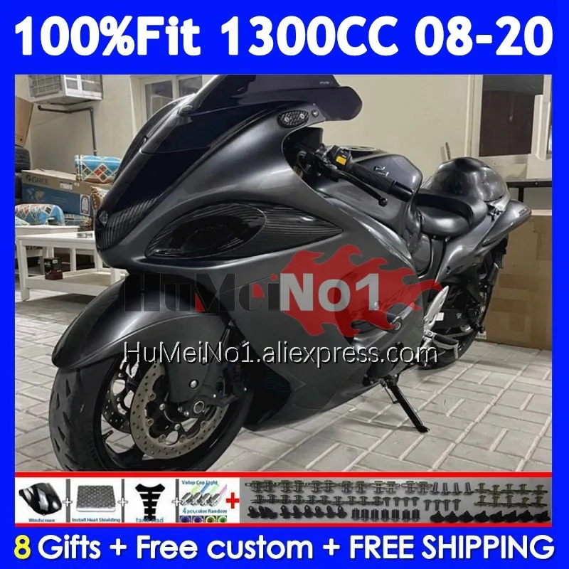 Fairing For SUZUKI Hayabusa GSXR-1300 GSXR 1300 128No.305 GSXR1300 08 09 10 11 12 13 14 2015 2016 2017 Gloss Grey 2018 2019 2020