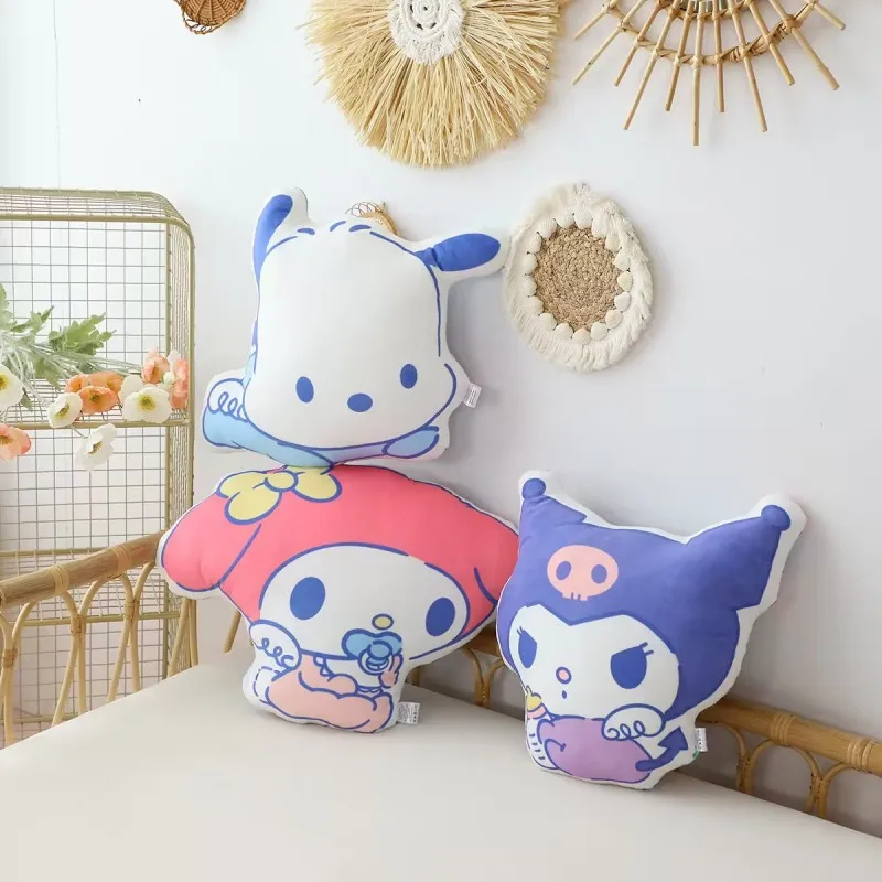 

Плюшевая подушка Kuromi My Melody Cinnamoroll, 45 см, плюшевые игрушки, милая мультяшная кукла, милая мягкая игрушка, подарки для девочек