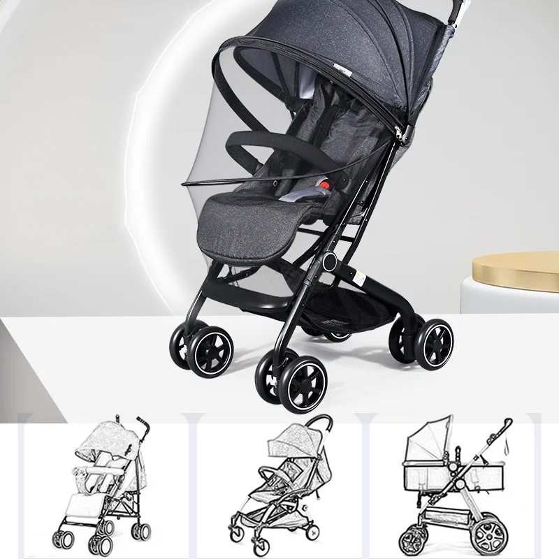 Baby Safe Crib Netting Anti-Bug Baby Stroller Mosquito Net Summer Mesh Fly Insect Protection For Yoyo Yoya Plus Bugaboo Cybex