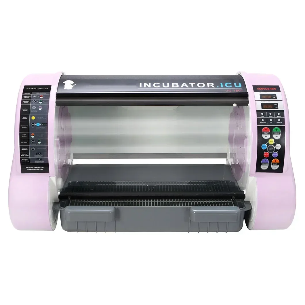 

Veterinary Pet Dog Puppy Incubator Equipment with forced air nebulizer