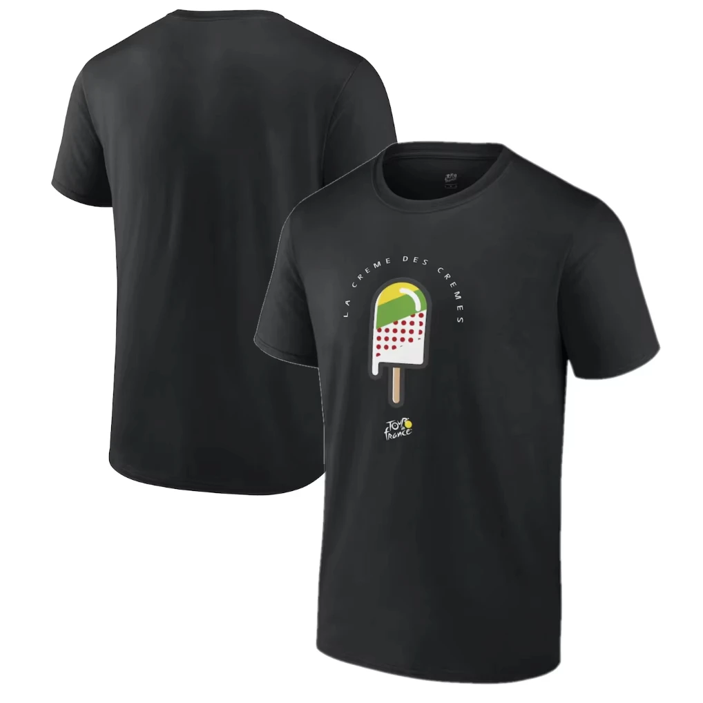 Hot Tour De France T-Shirt Men's Cycling Fanatics Top Graphic Printing High-end Luxury Unisex Style