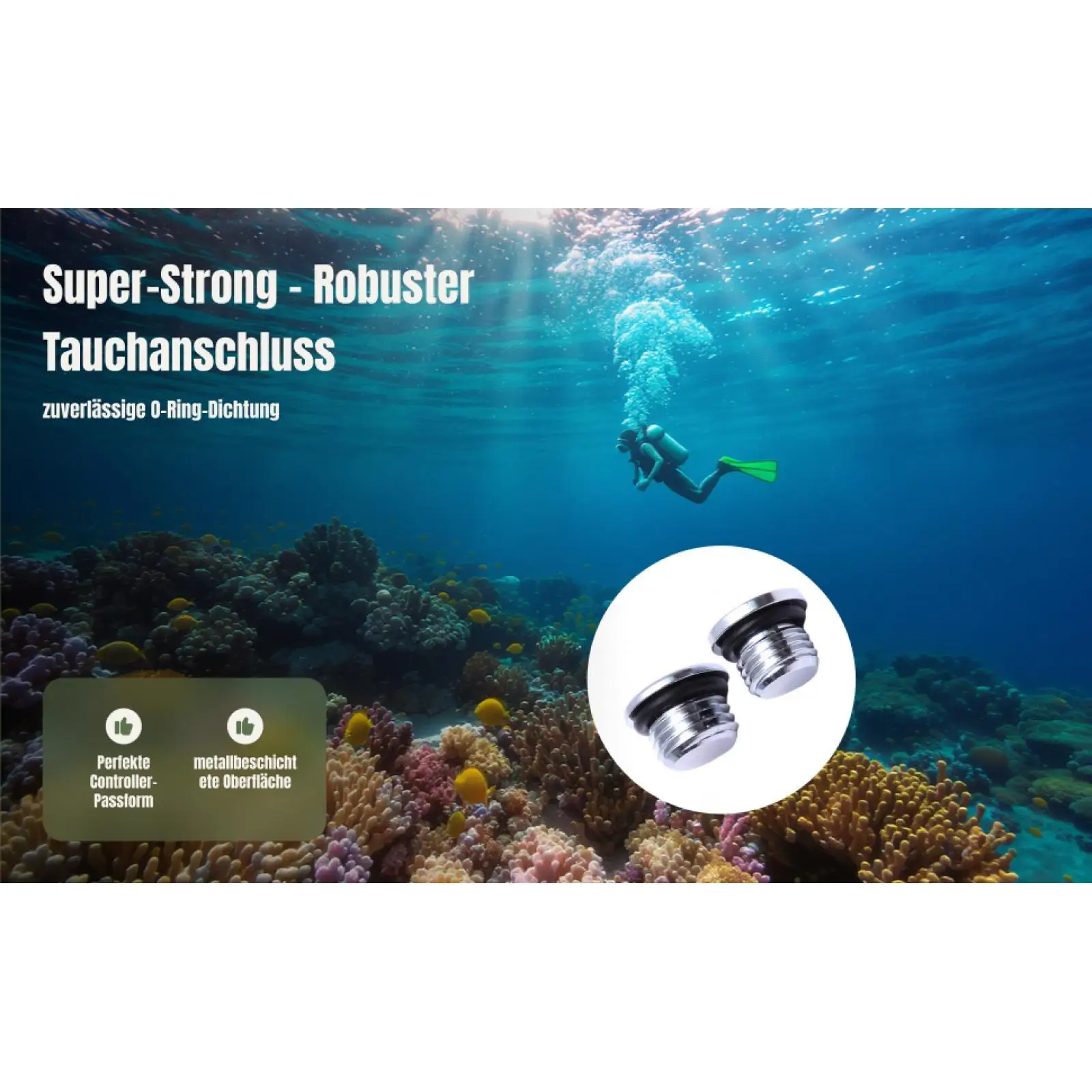 Diving Regulator Port Plug Rustproof Scuba Dive Sealed Ring O Ring Screws Bolts
