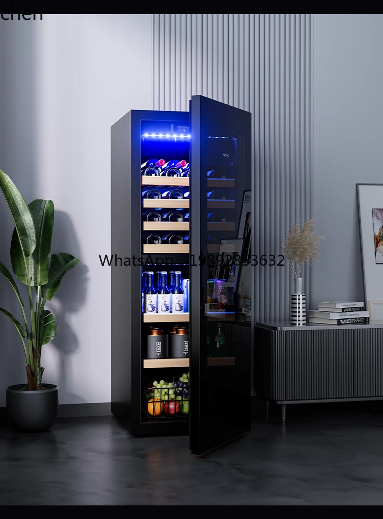 200A red wine thermostatic wine cabinet ice bar household living room tea cabinet