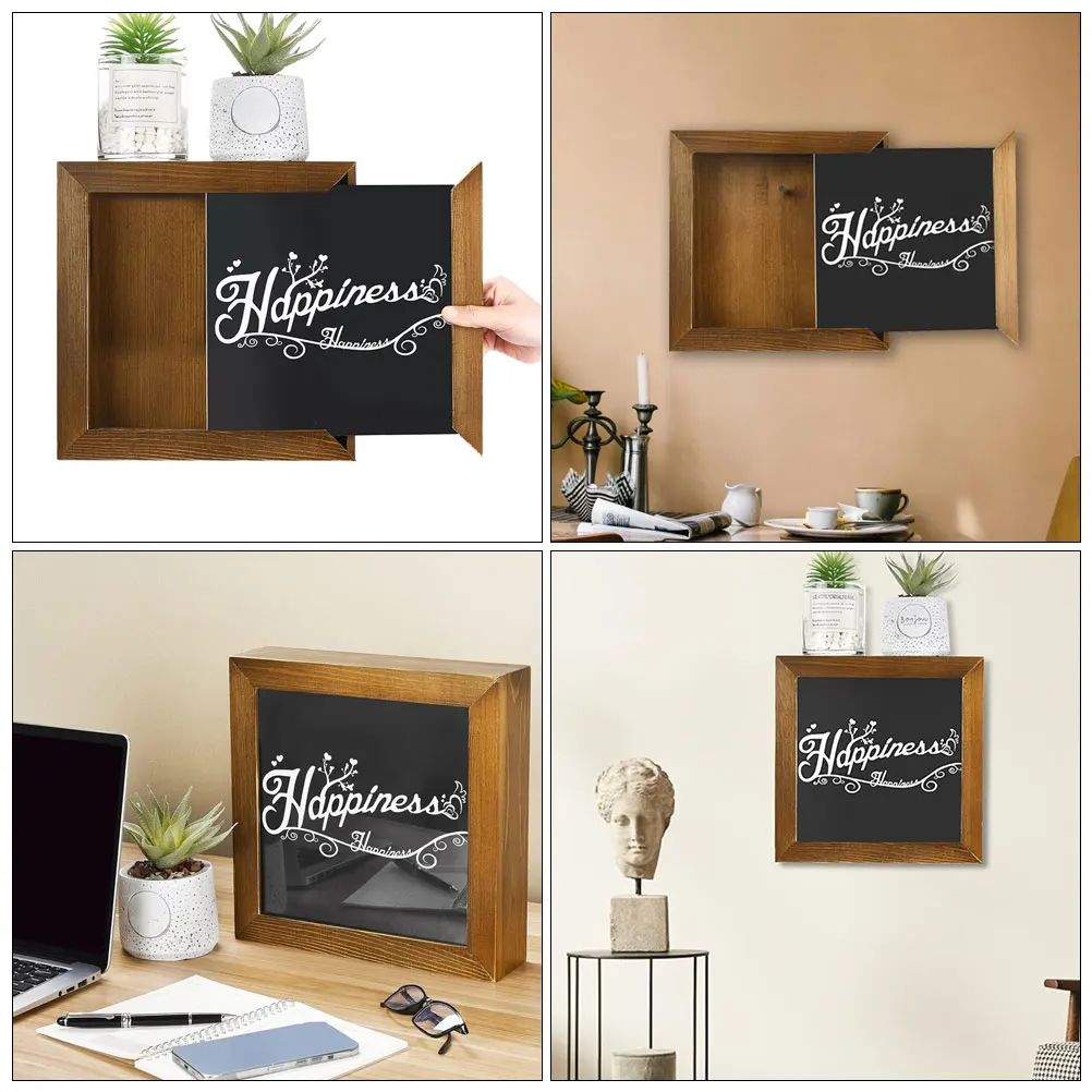 

Photo Frame Piggy Bank Hidden Storage Furniture Material Multifunctional Display Box Savings Money Bank Kids Bedroom