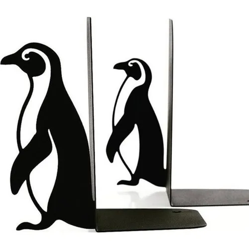 Icon Construction Decoration Penguin Figured Decorative Metal Book Holder Book Support