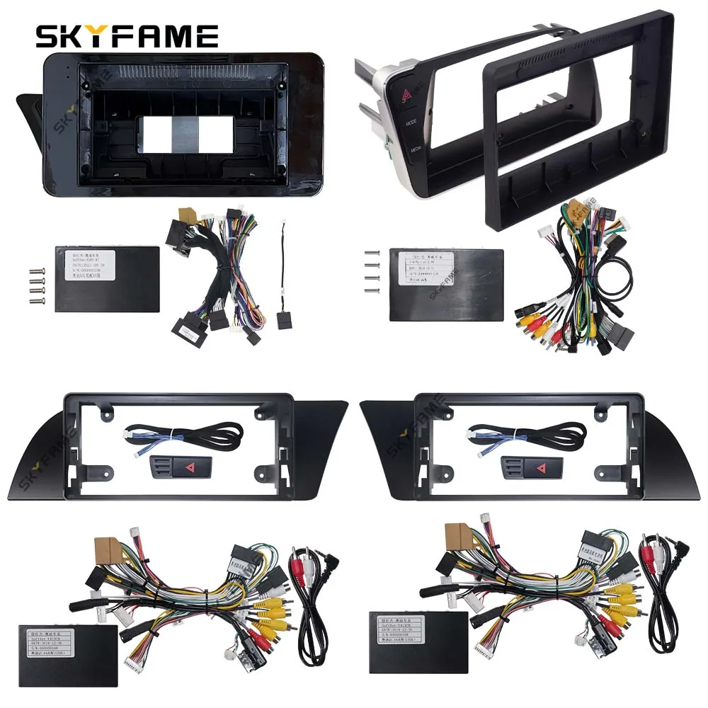 

SKYFAME 9/10/12,3/13,1 дюймов автомобильная рама, адаптер для фасции Canbus Box, декодер Android, радиоприемник, комплект панели для Audi A4 A4L A5