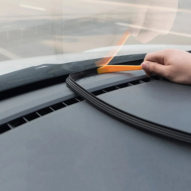 Auto Dashboard Sealing Strip Noise Sound Insulation Rubber Strip Windshield Seals Universal Weatherstrip Interior Accessories