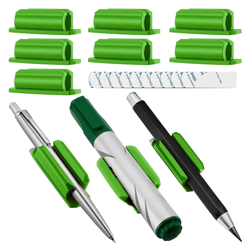 Creative Silicone Pen Container Adhesive Pen Cover Student Learning Stationery School Supplies Desk Adhesive Silicone Pen Holder