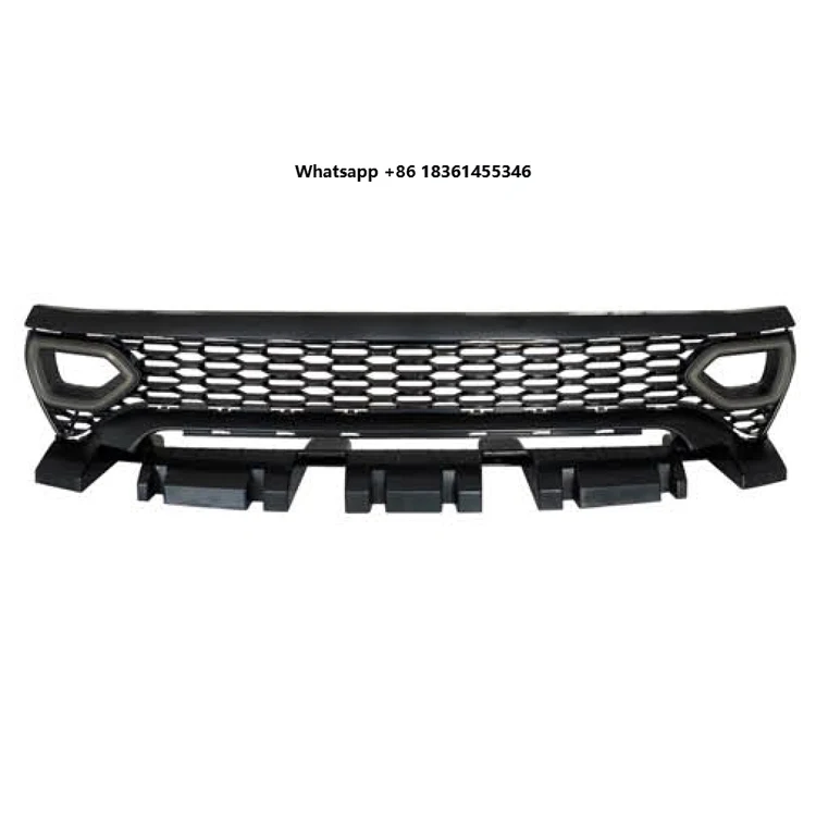 

For Charger WIdebody Bumper 2015+ WB Style Front Lip Grille With LED Light Parts