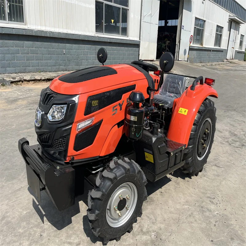 เครื่องจักรกลการเกษตรรถแทรกเตอร์50HP รถแทรกเตอร์ฟาร์มขนาดกะทัดรัด