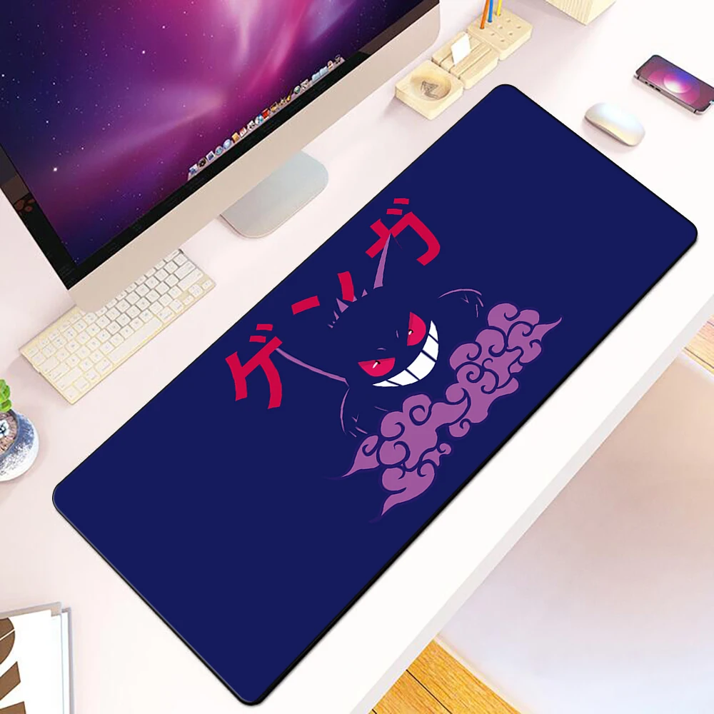 

Cute Cartoon Gengars Mousepad HD Printing Computer Gamers Locking Edge Non-slip Mouse Pad XXL90x40cm Keyboard PC Desk Pad